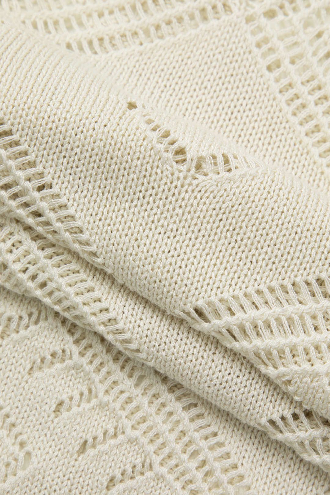 V-neck Open Knit Long Sleeve Maxi Dress sold by Micas product image thumbnail 4