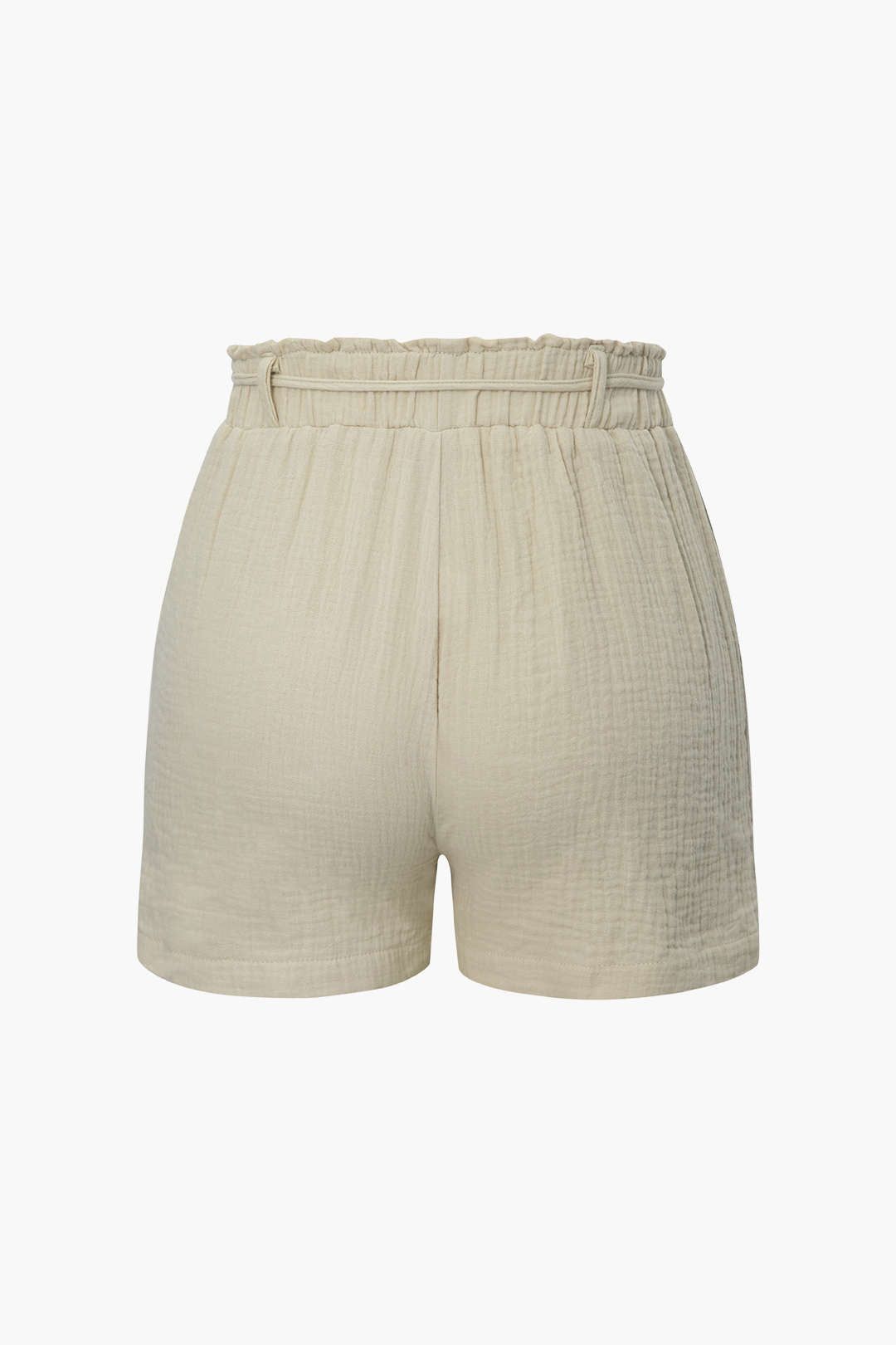 Long Sleeve Pocket Shirt And Tie Waist Shorts Set sold by Micas product image thumbnail 6