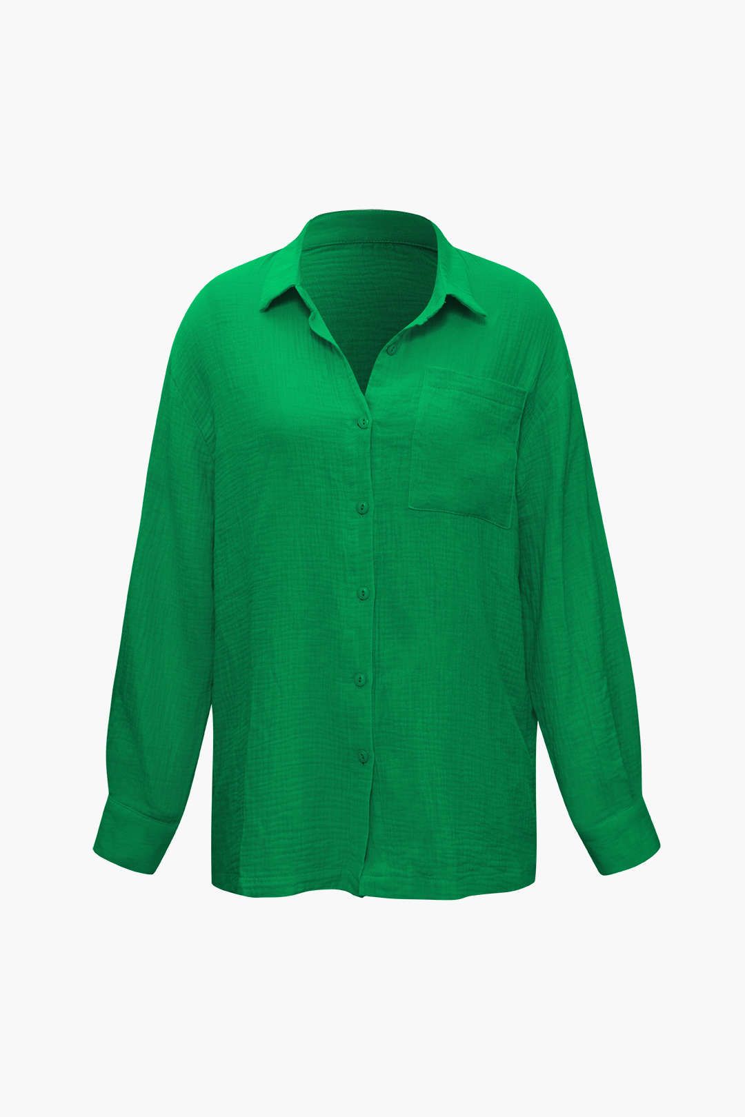 Long Sleeve Pocket Shirt And Tie Waist Shorts Set sold by Micas product image thumbnail 9