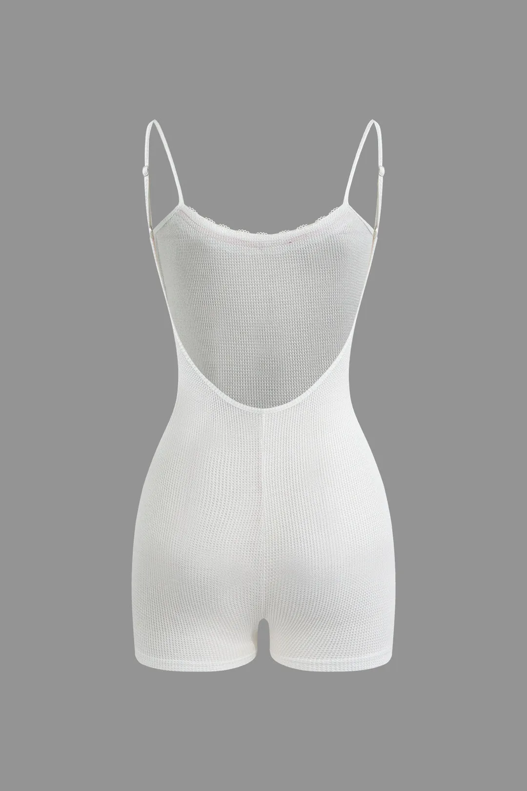 Bow Tie Detail Backless Slip Romper sold by Micas product image thumbnail 2