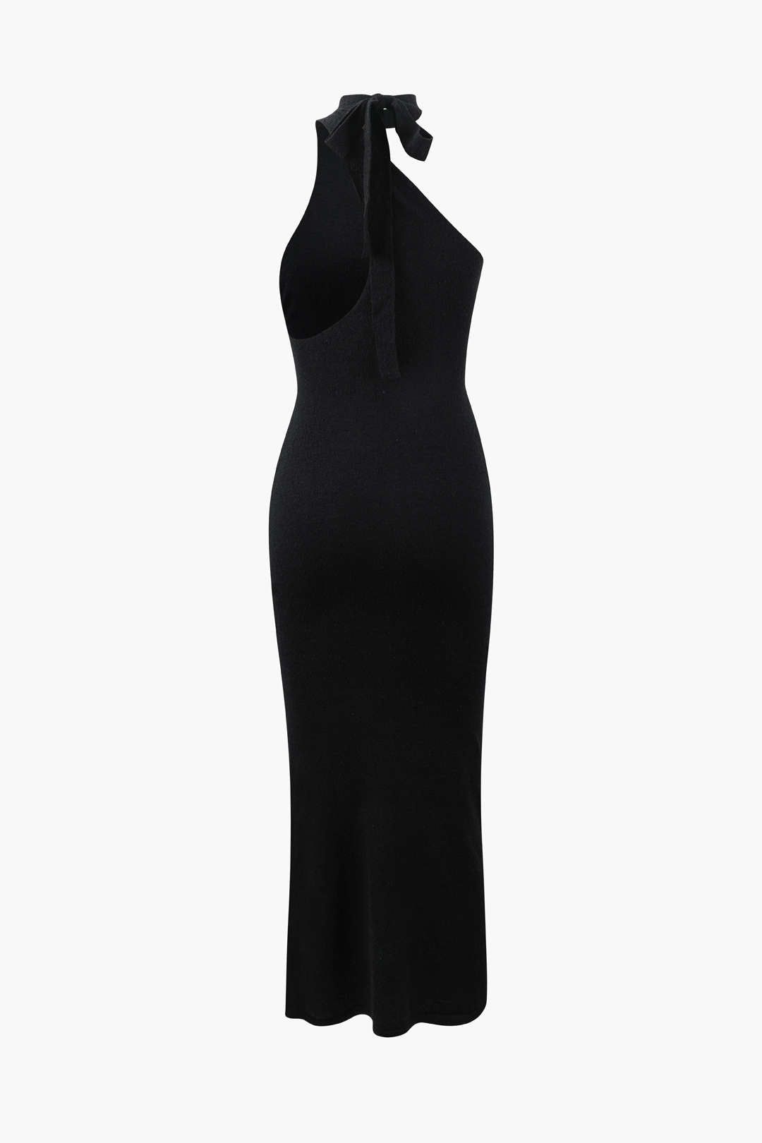 Sheer Knit Asymmetric Strap Dress sold by Micas product image thumbnail 2