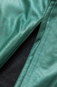 Faux Leather Slit Front Midi Skirt sold by Micas