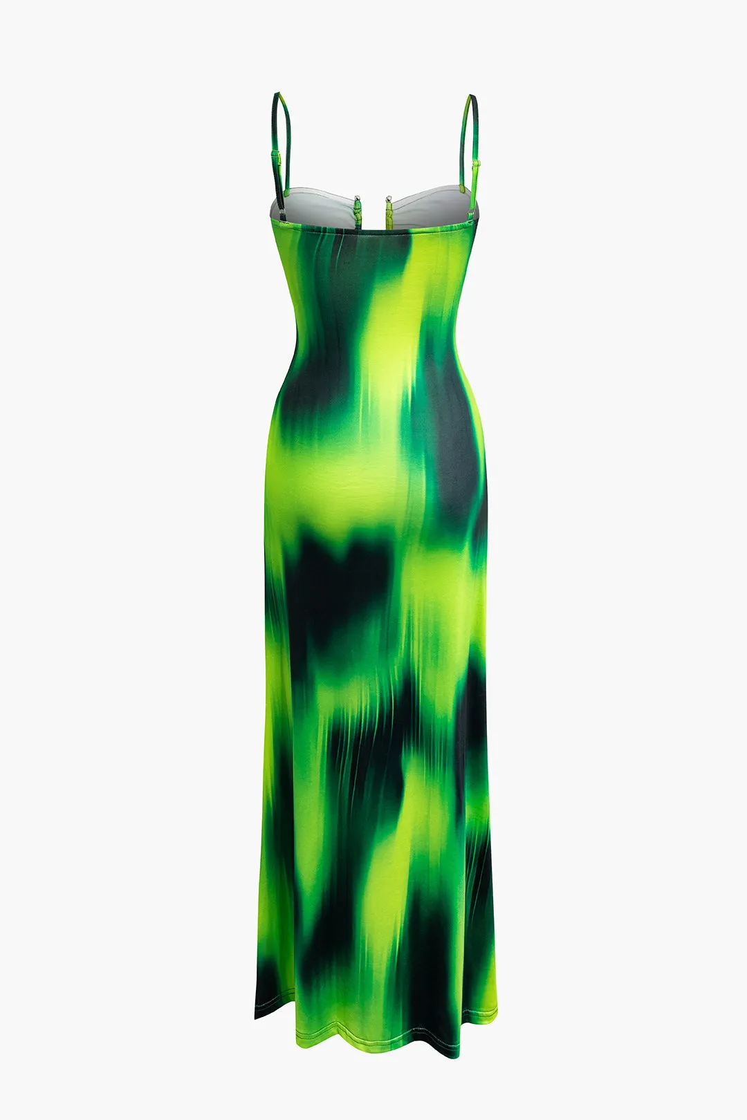 Tie Dye V-neck Spaghetti Strap Midi Dress sold by Micas product image thumbnail 2