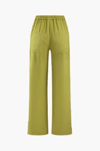 Drawstring Waist Straight Leg Pants sold by Micas