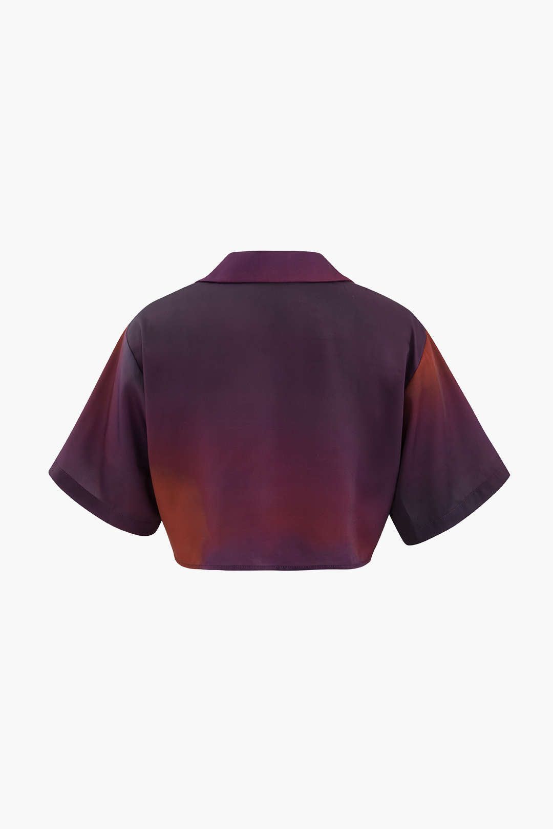 Ombre Satin Crop Shirt sold by Micas product image thumbnail 2