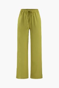 Drawstring Waist Straight Leg Pants sold by Micas