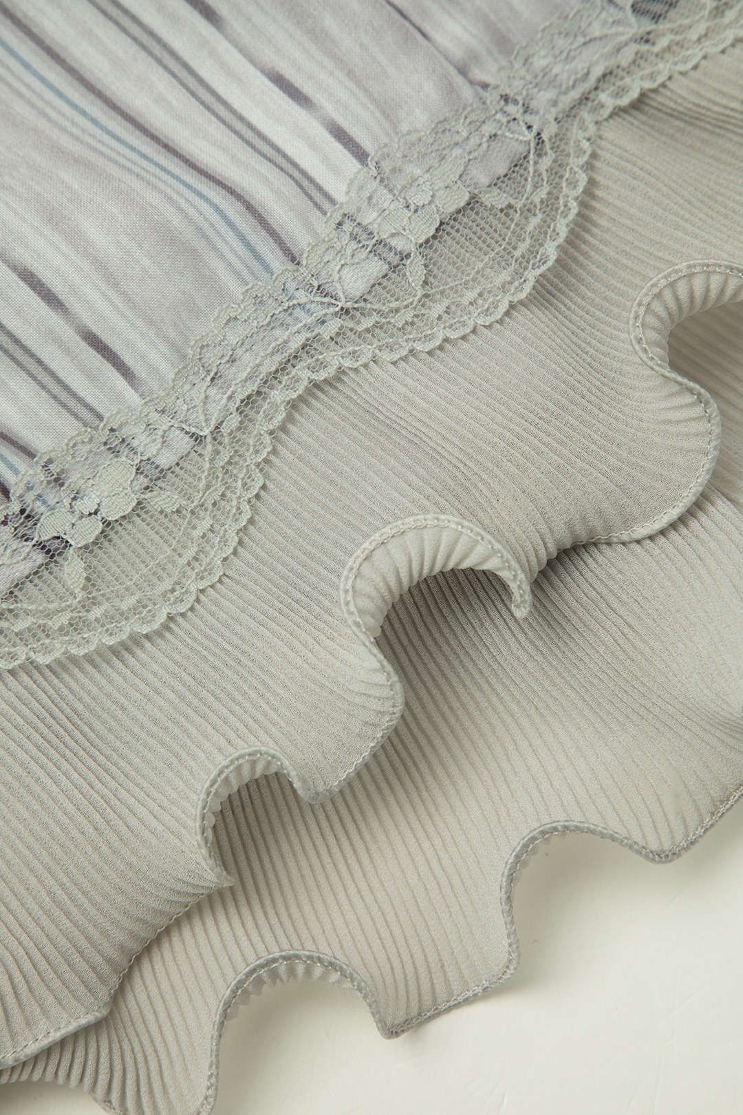 Printed Lace-up Frill Trim Cami Top sold by Micas product image thumbnail 5