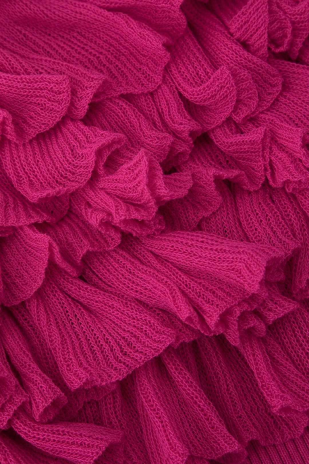 Tiered Frill Rib Knit Mini Dress sold by Micas product image thumbnail 3