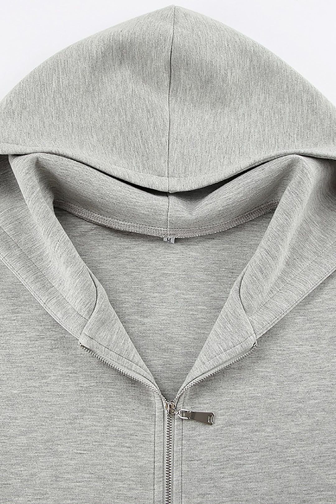 Oversized Zip Up Hodded Sweatshirt sold by Micas product image thumbnail 5