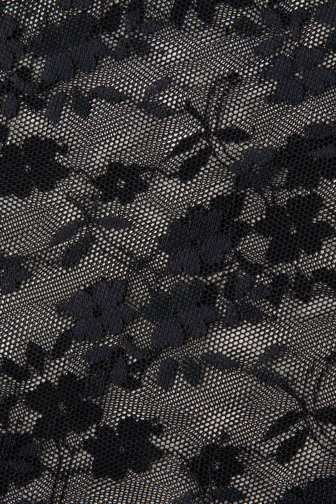 Floral Sheer Lace Off-Shoulder Bodysuit sold by Micas product image thumbnail 5