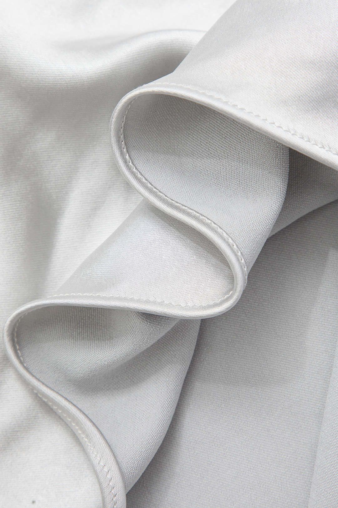 Cowl Neck Asymmetric Satin Maxi Dress sold by Micas product image thumbnail 4