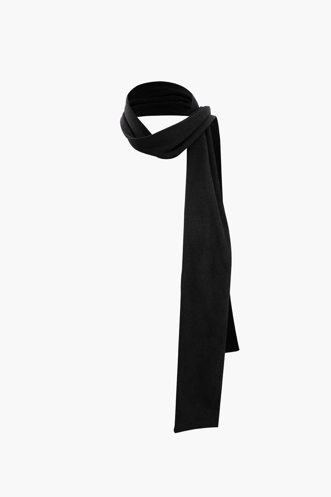 Rib Knit Strapless Top And Neck Scarf sold by Micas product image thumbnail 3