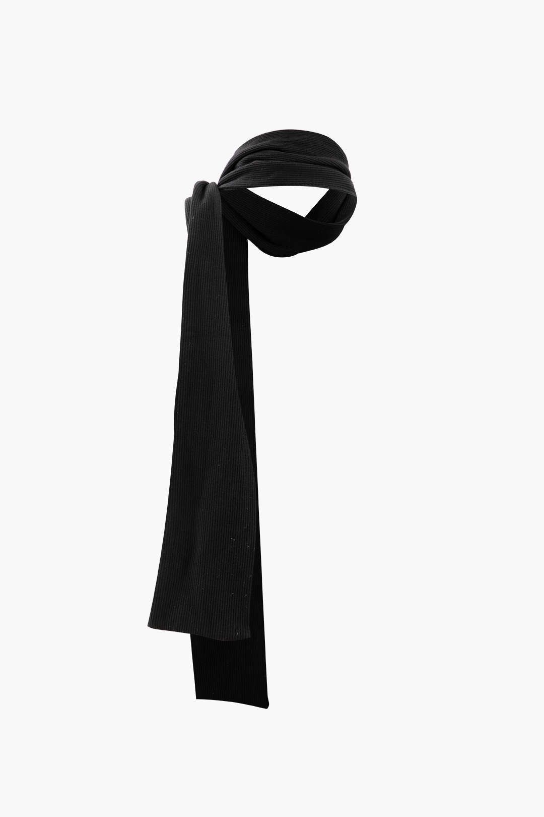 Rib Knit Strapless Top And Neck Scarf sold by Micas product image thumbnail 5