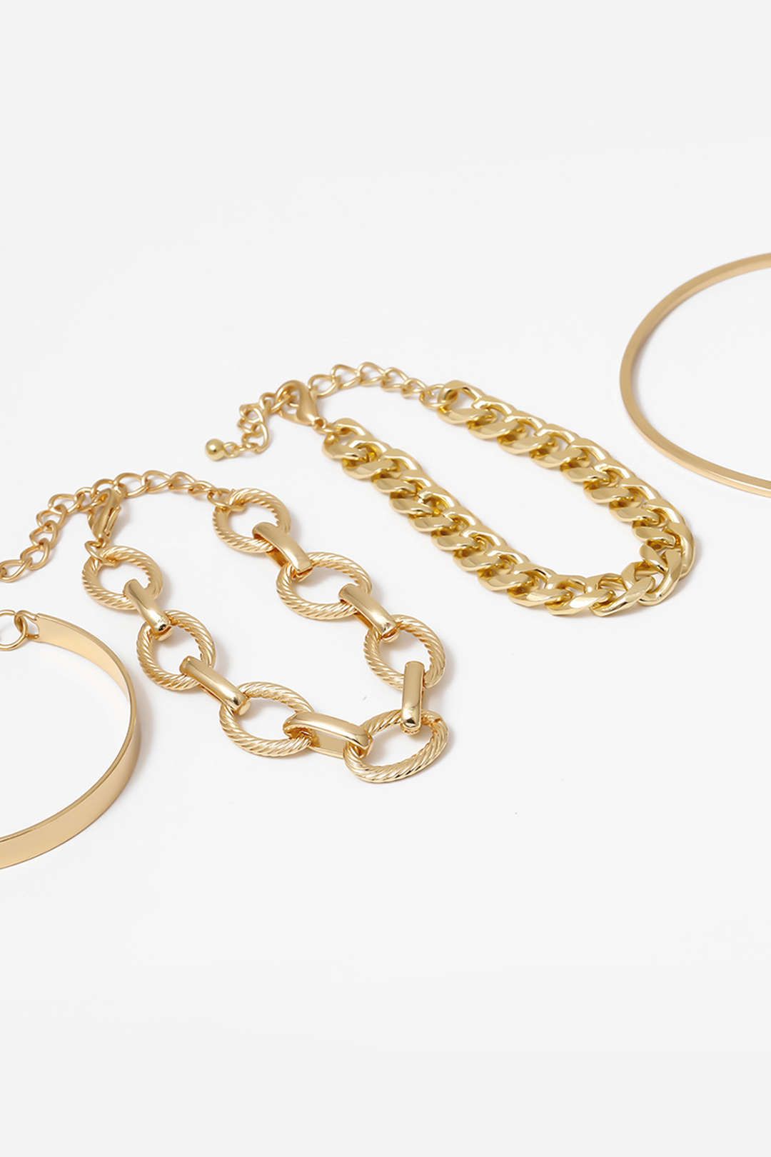 4pc Metal Chain Bracelet Set sold by Micas product image thumbnail 3