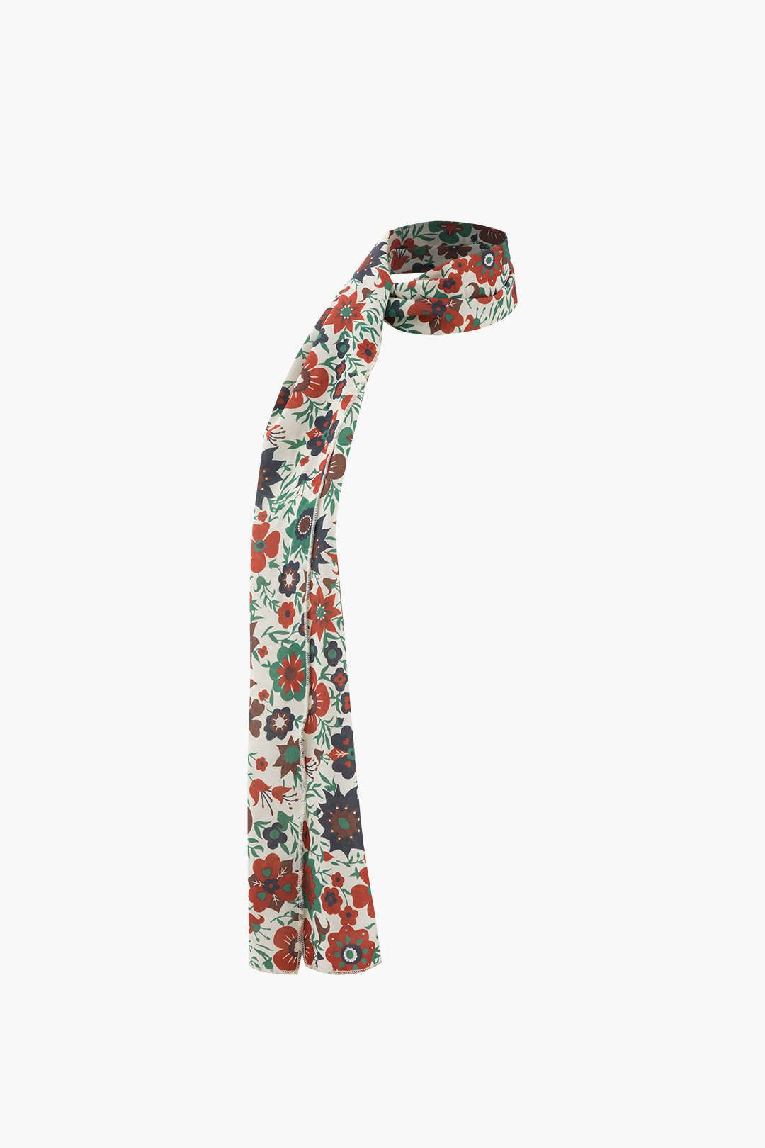 Floral Print Ruched Tube Top And Neck Scarf sold by Micas product image thumbnail 2