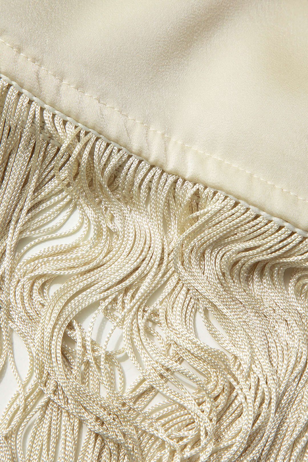 One Shoulder Fringe Hem Midi Dress sold by Micas product image thumbnail 3