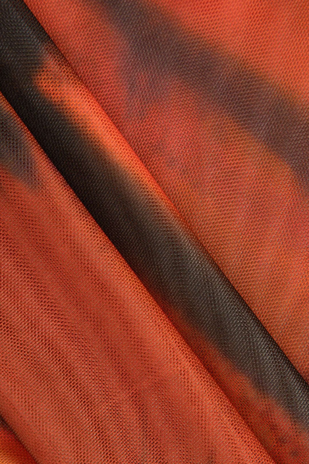 Abstract Print Mesh Tie Front Cut Out Mini Dress sold by Micas product image thumbnail 3