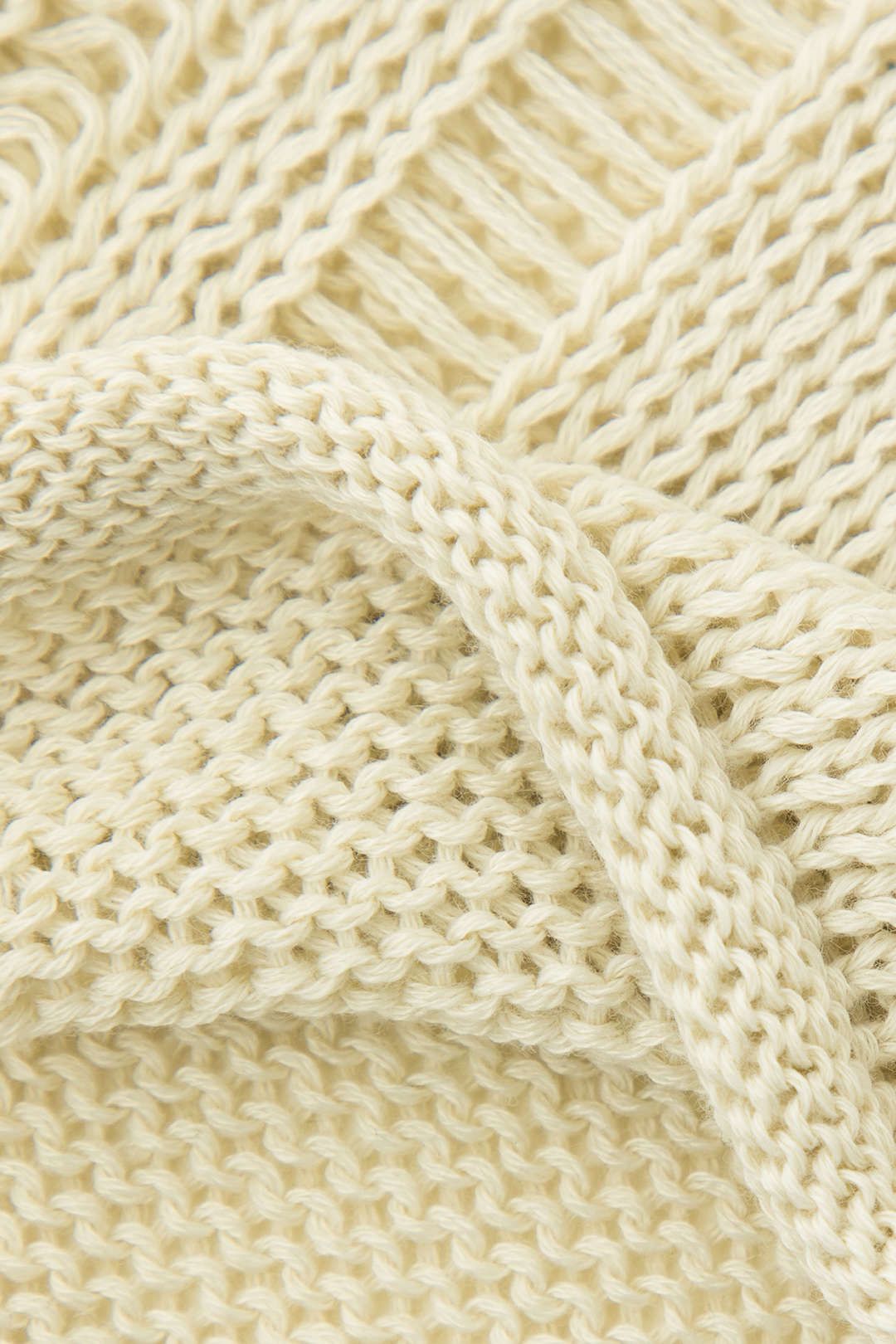 Openwork Knit Off Shoulder Mini Dress sold by Micas product image thumbnail 4