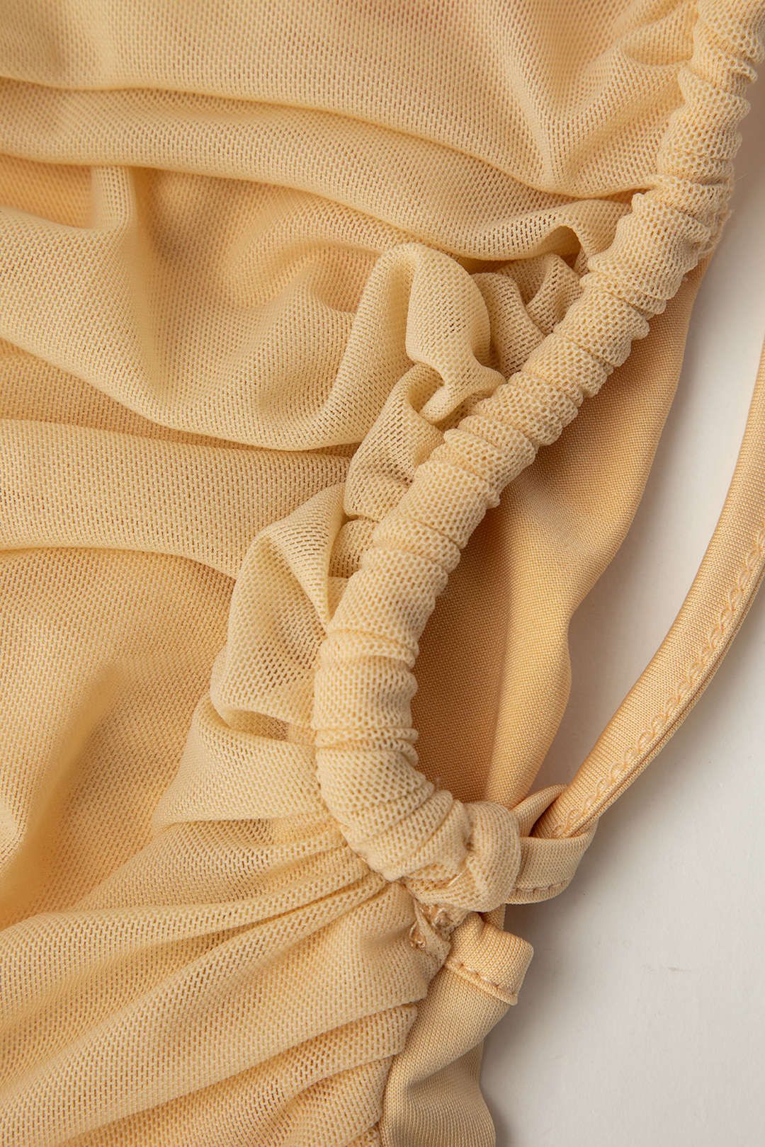 Cross Tie Strap Mesh Bodysuit sold by Micas product image thumbnail 4