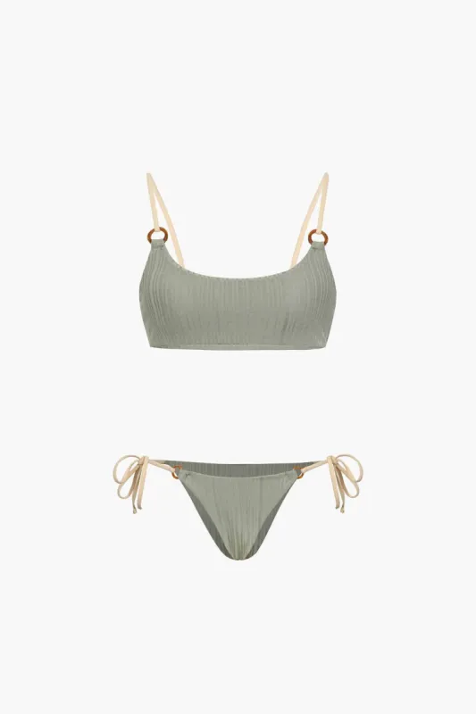 Tie Side Bikini Swimsuit Set sold by Micas