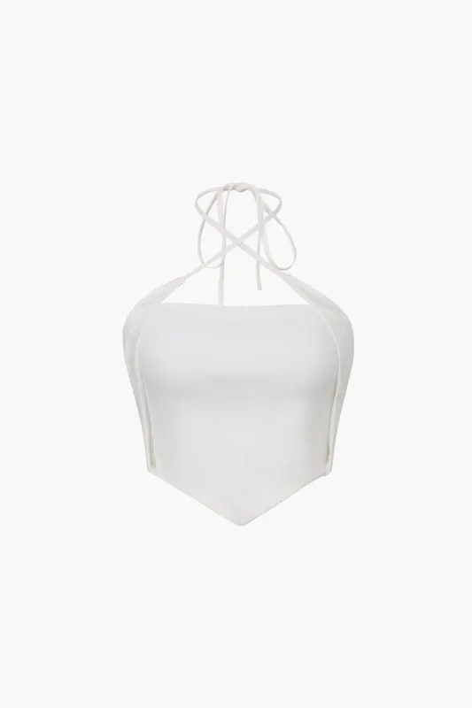 Halter Scarf Hem Cami Top sold by Micas
