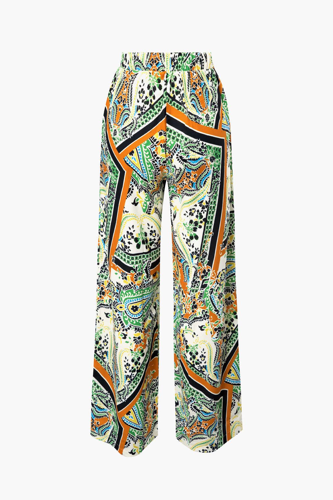 Floral Elastic Waist Wide Leg Pants sold by Micas product image thumbnail 2
