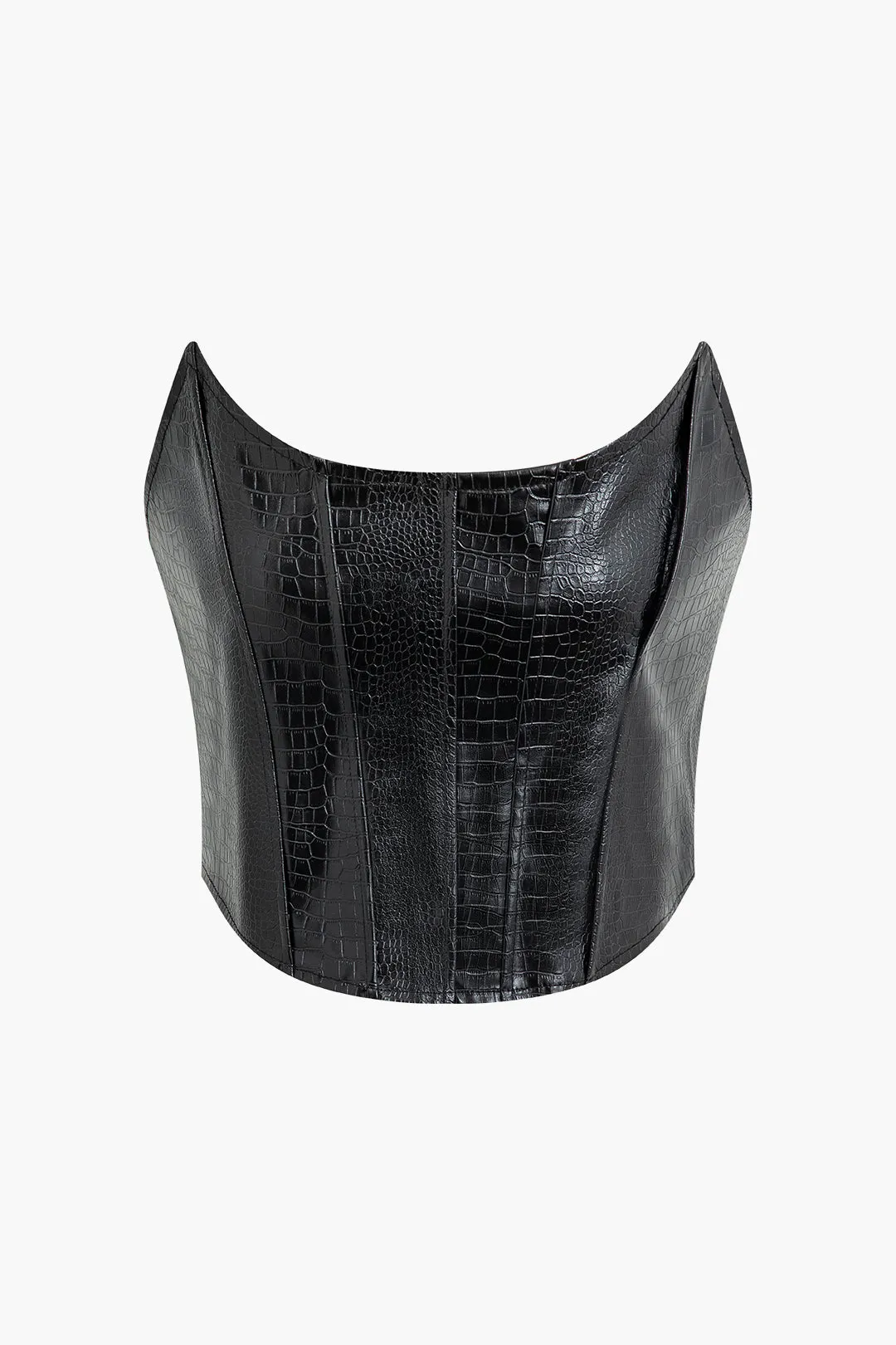 Faux Leather Tube top And Pants Set sold by Micas product image thumbnail 2