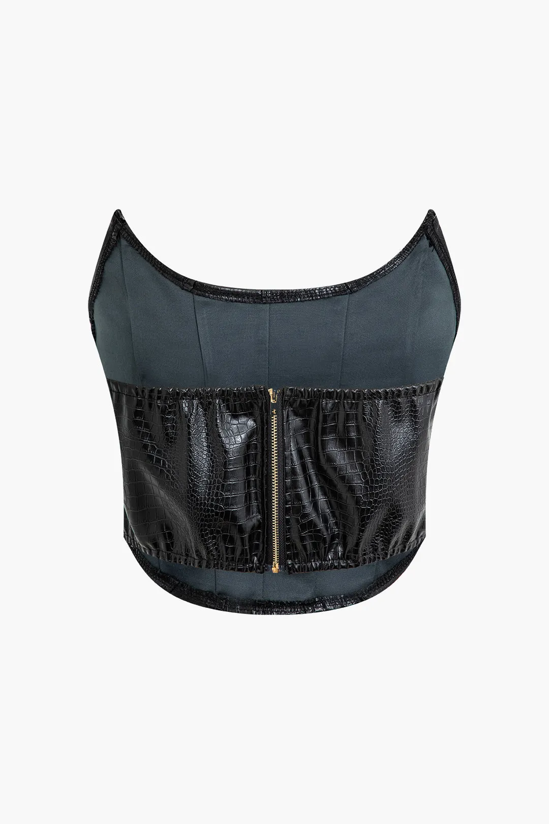 Faux Leather Tube top And Pants Set sold by Micas product image thumbnail 4