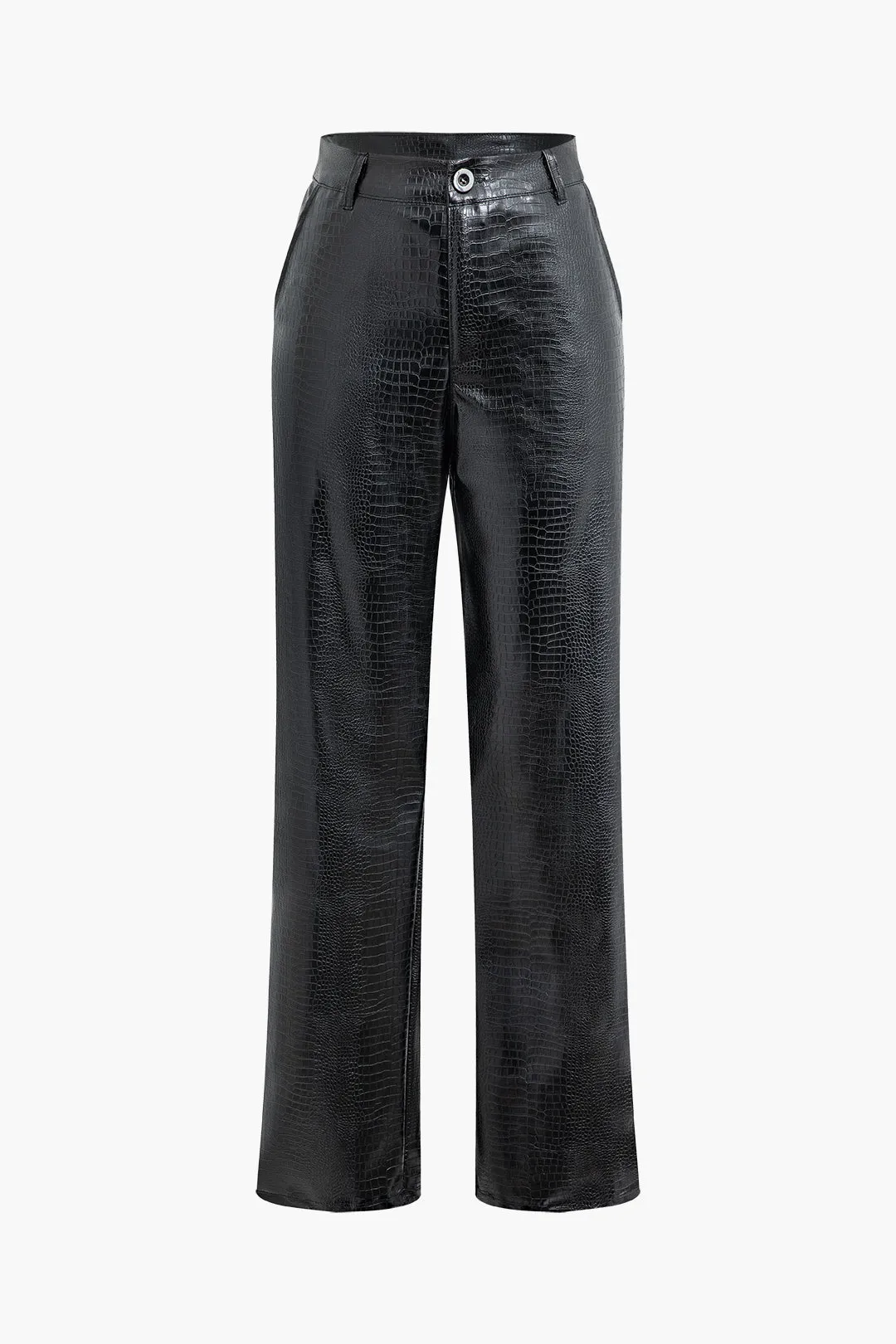 Faux Leather Tube top And Pants Set sold by Micas product image thumbnail 3