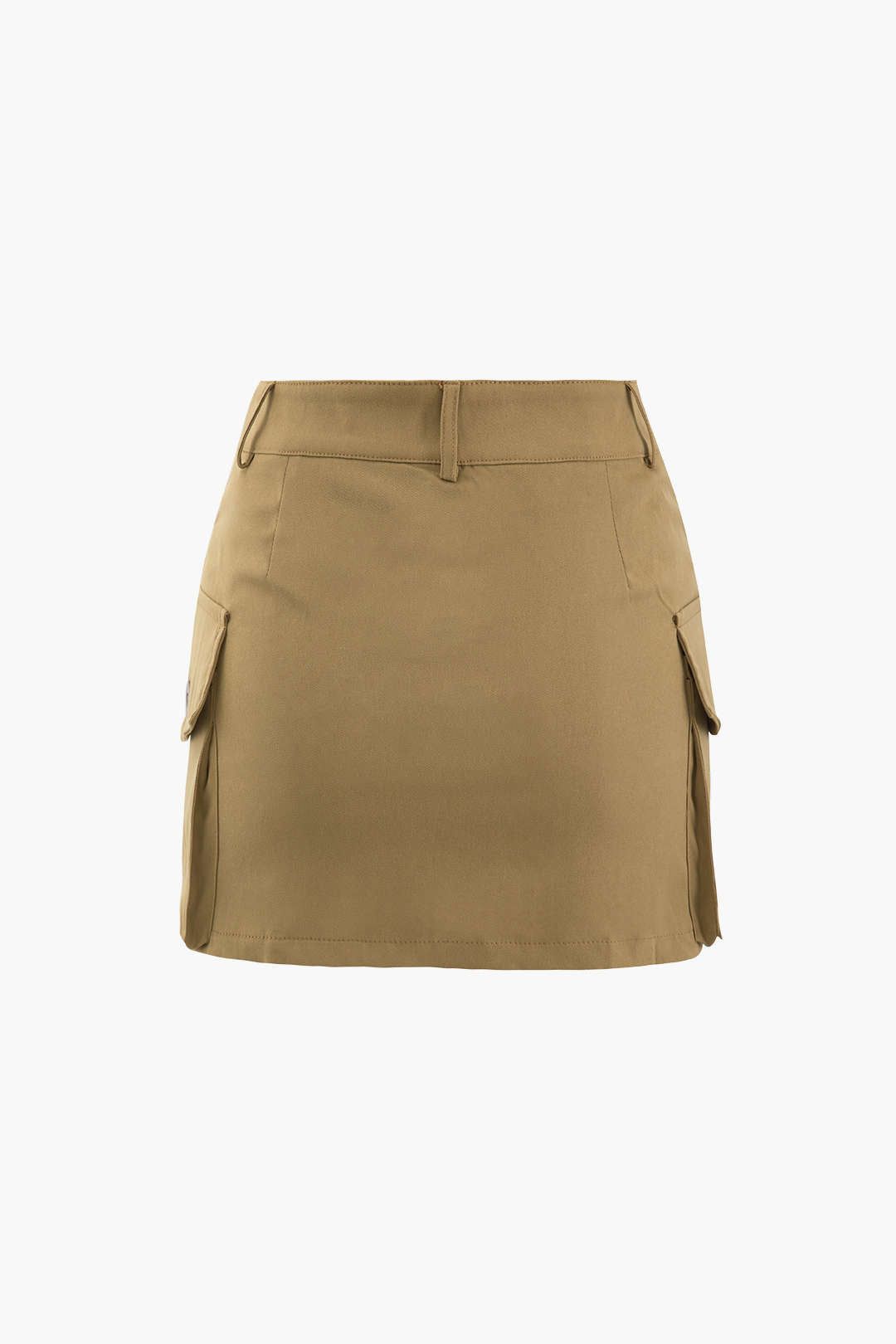 A-line Side Pocket Mini Skirt sold by Micas product image thumbnail 2