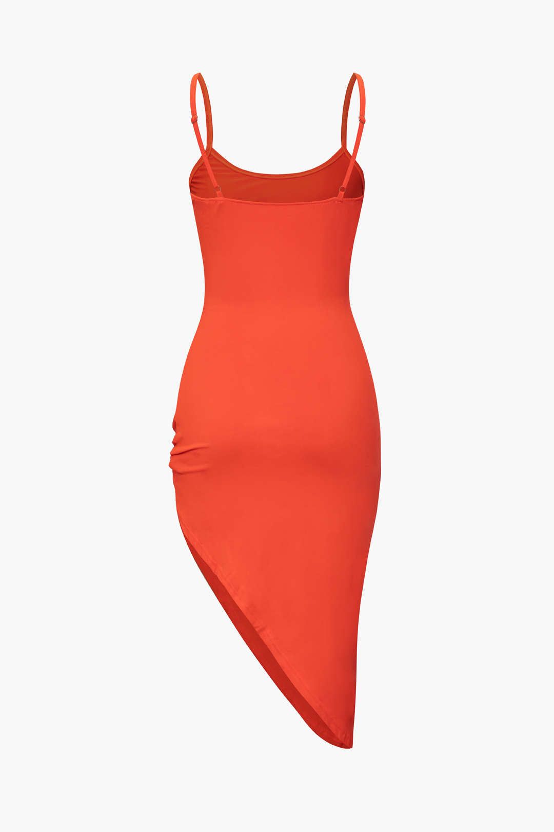 Twist Detail Asymmetric Midi Dress sold by Micas product image thumbnail 2