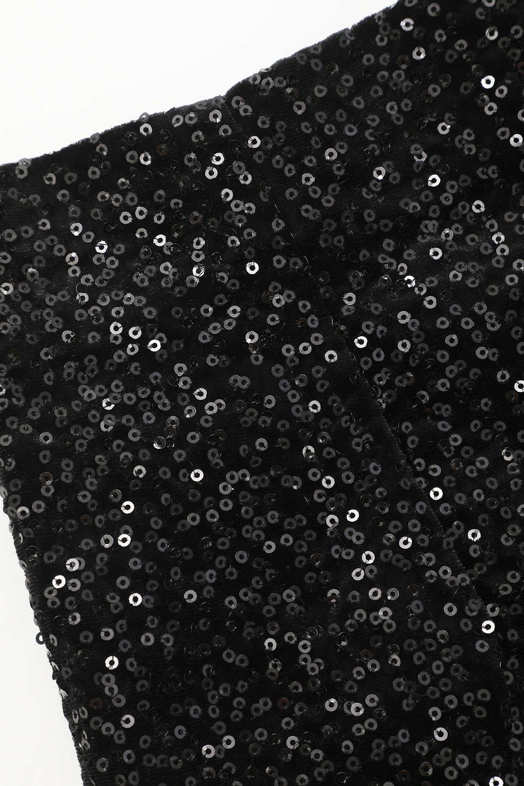 Sequin Velvet Zipper Mini Skirt sold by Micas product image thumbnail 4