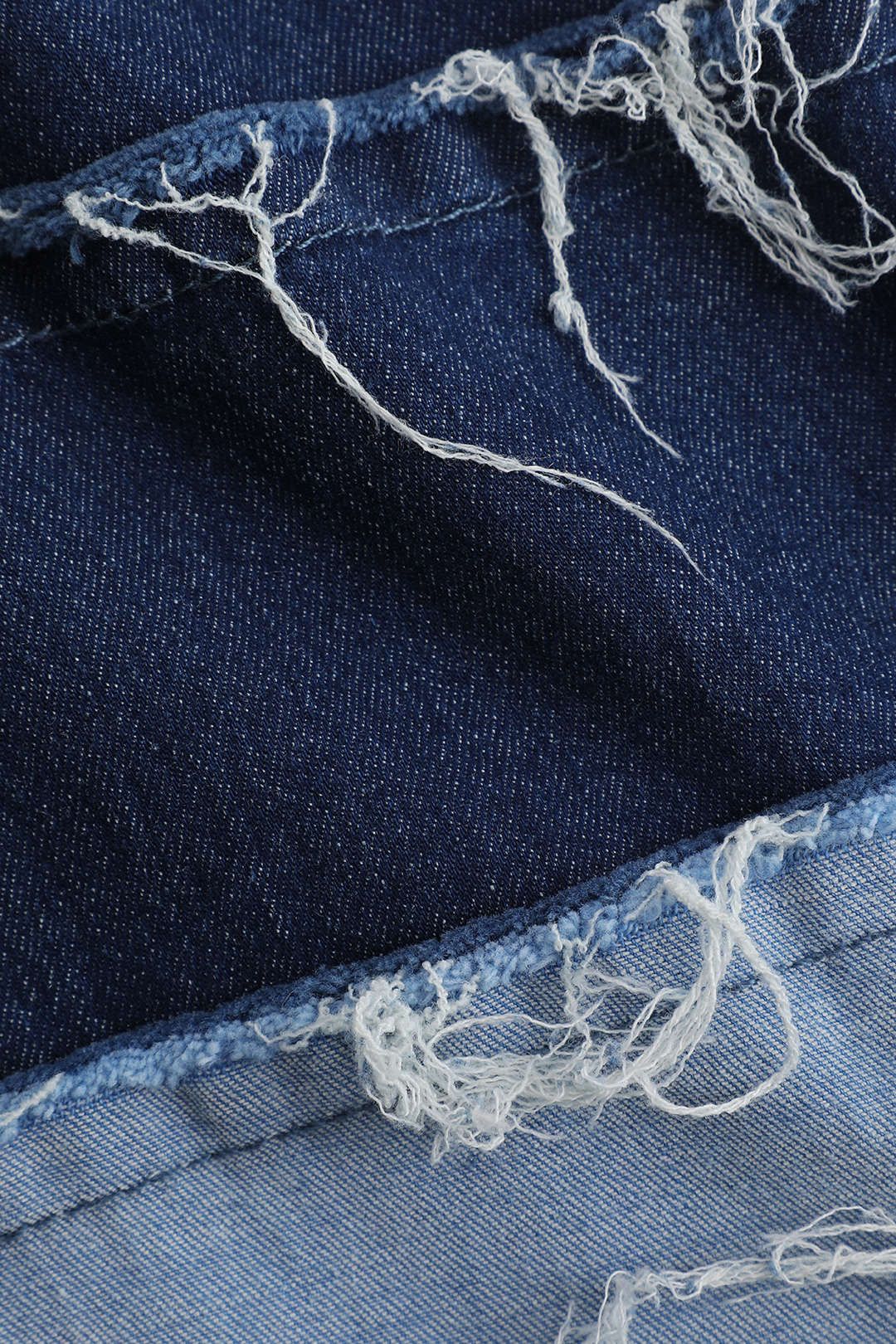 Patchwork Frayed Flare Jeans sold by Micas product image thumbnail 3