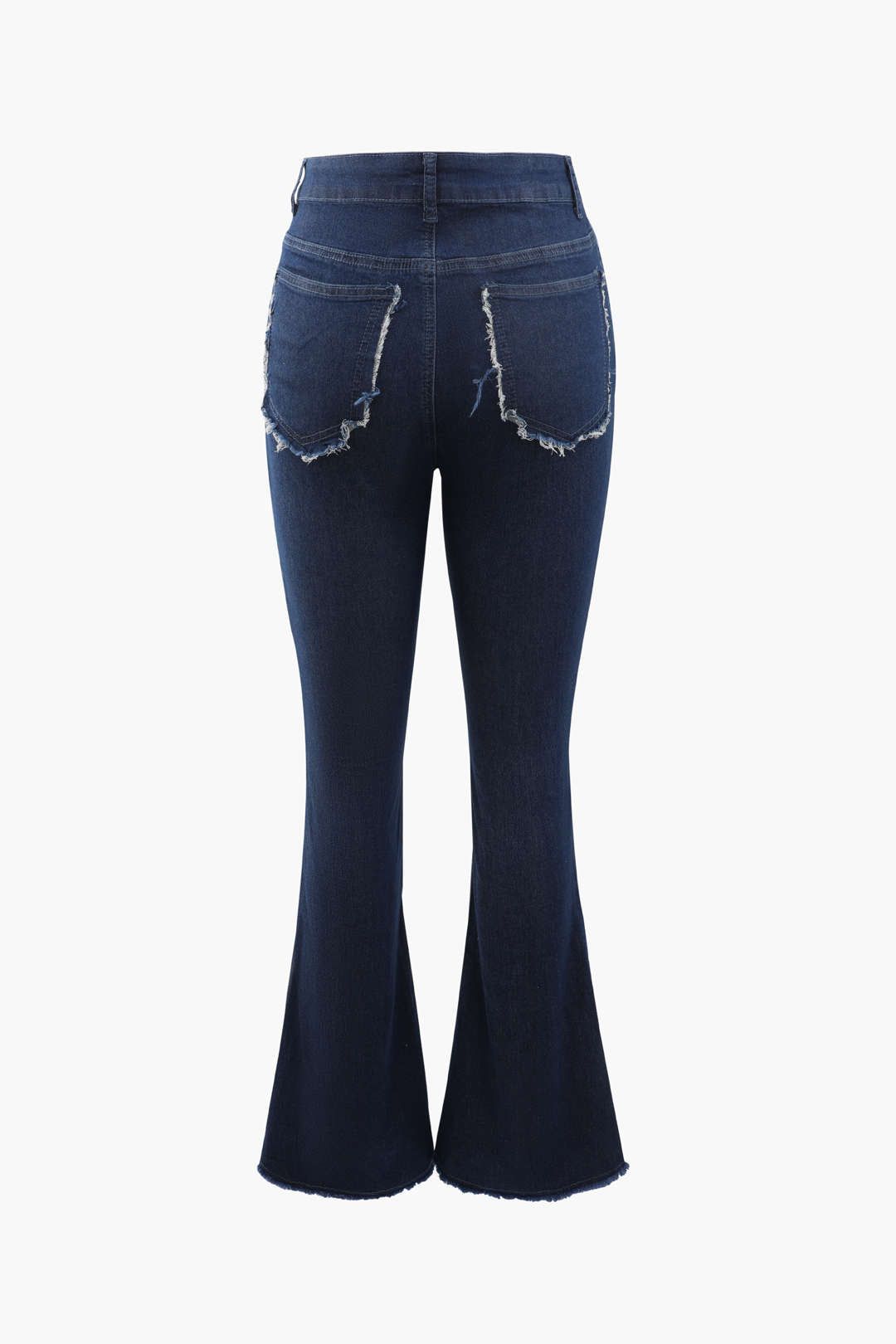Patchwork Frayed Flare Jeans sold by Micas product image thumbnail 2