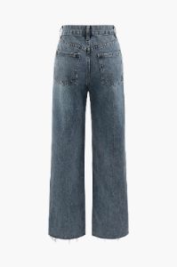 Full-Length Raw Hem Jeans sold by Micas