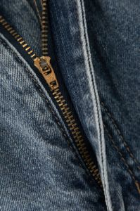 Full-Length Raw Hem Jeans sold by Micas
