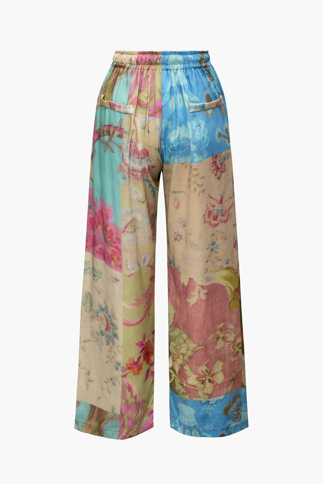 Floral Print High Waisted Drawstring Wide Leg Pants sold by Micas product image thumbnail 2