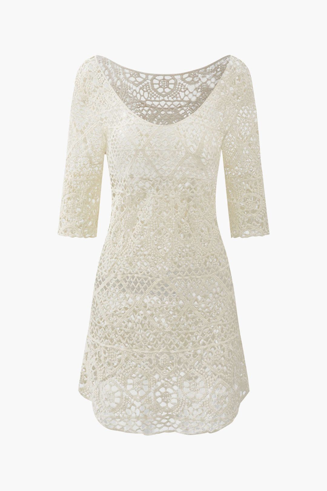 Crochet Knit Cover-up sold by Micas