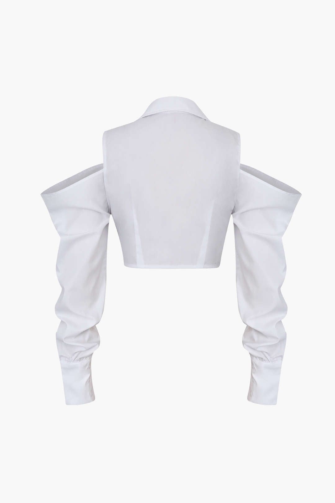 Cold Shoulder Cropped Shirt sold by Micas product image thumbnail 2