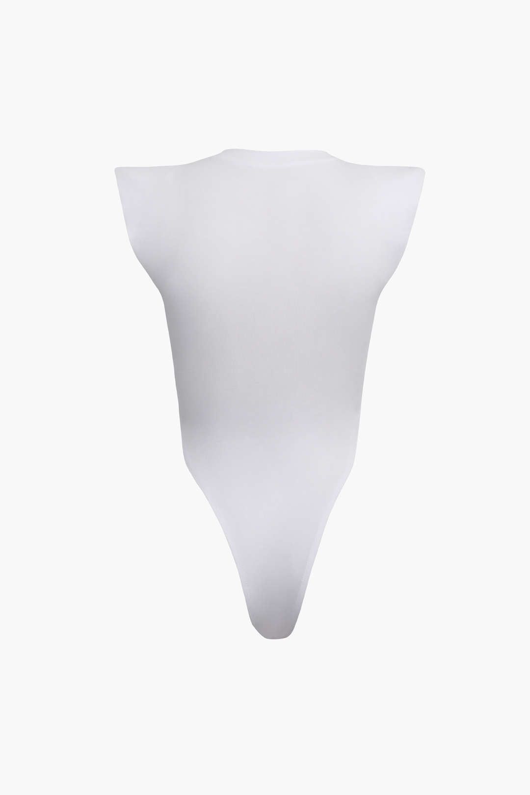 Padded-Shoulder Sleeveless Bodysuit sold by Micas product image thumbnail 2