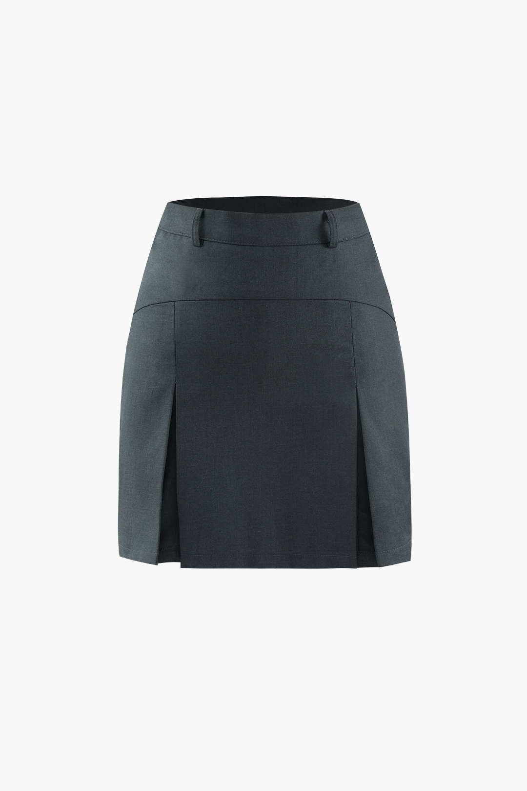 Pleated A-line Mini Skirt sold by Micas