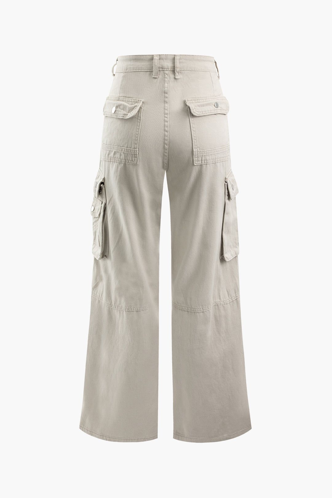 Flap Pocket Wide Leg Cargo Pants sold by Micas product image thumbnail 2