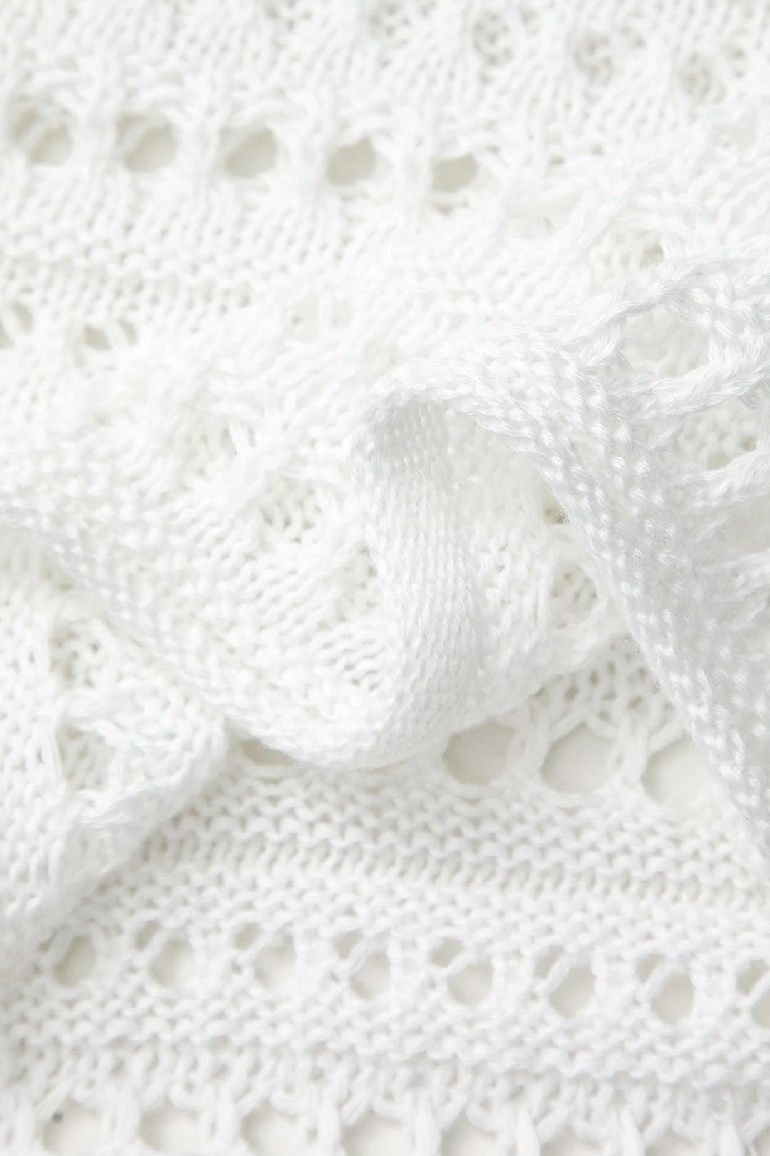 Open Knit Tie Back Cut Out Long Sleeve Dress sold by Micas product image thumbnail 3