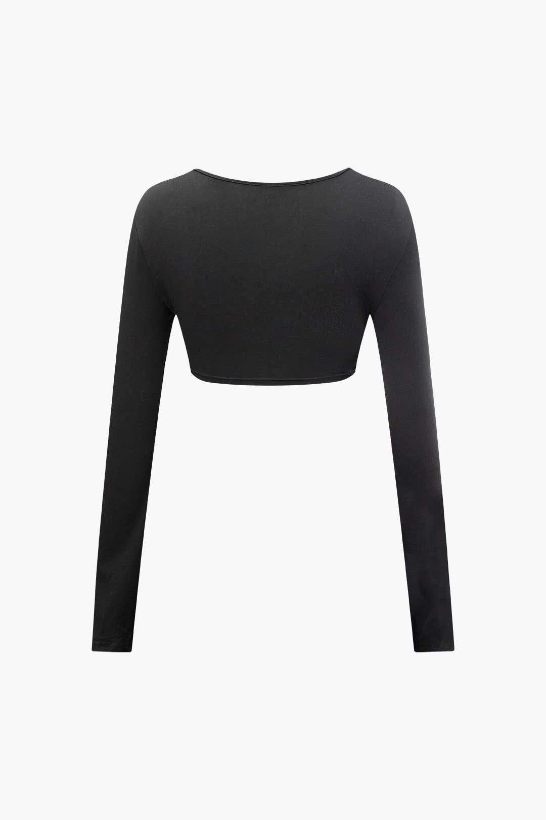 Square Neck Long Sleeve Top And Ruched Maxi Skirt Set sold by Micas product image thumbnail 4