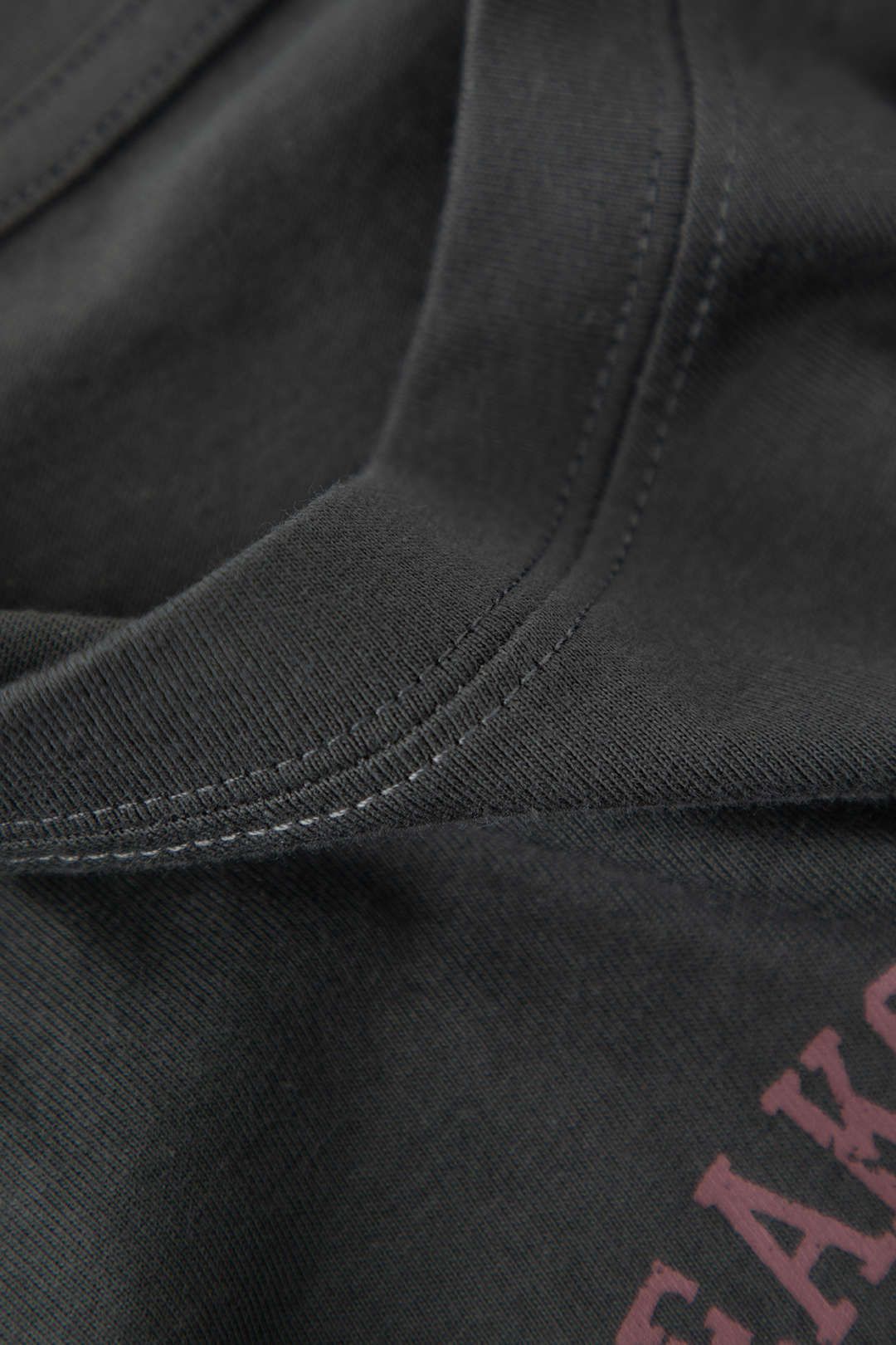 Lifestyle Graphic Distressed Crop T-Shirt sold by Micas product image thumbnail 3