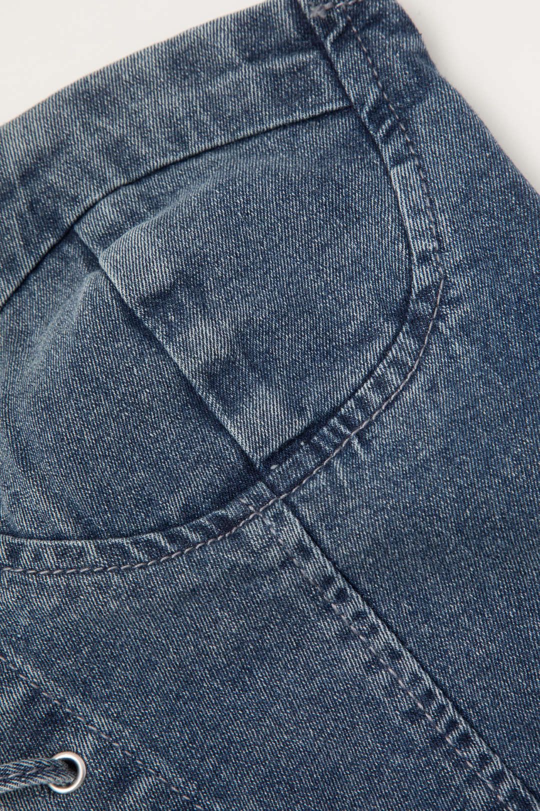 Lace Up Denim V-hem Tube Top sold by Micas product image thumbnail 5