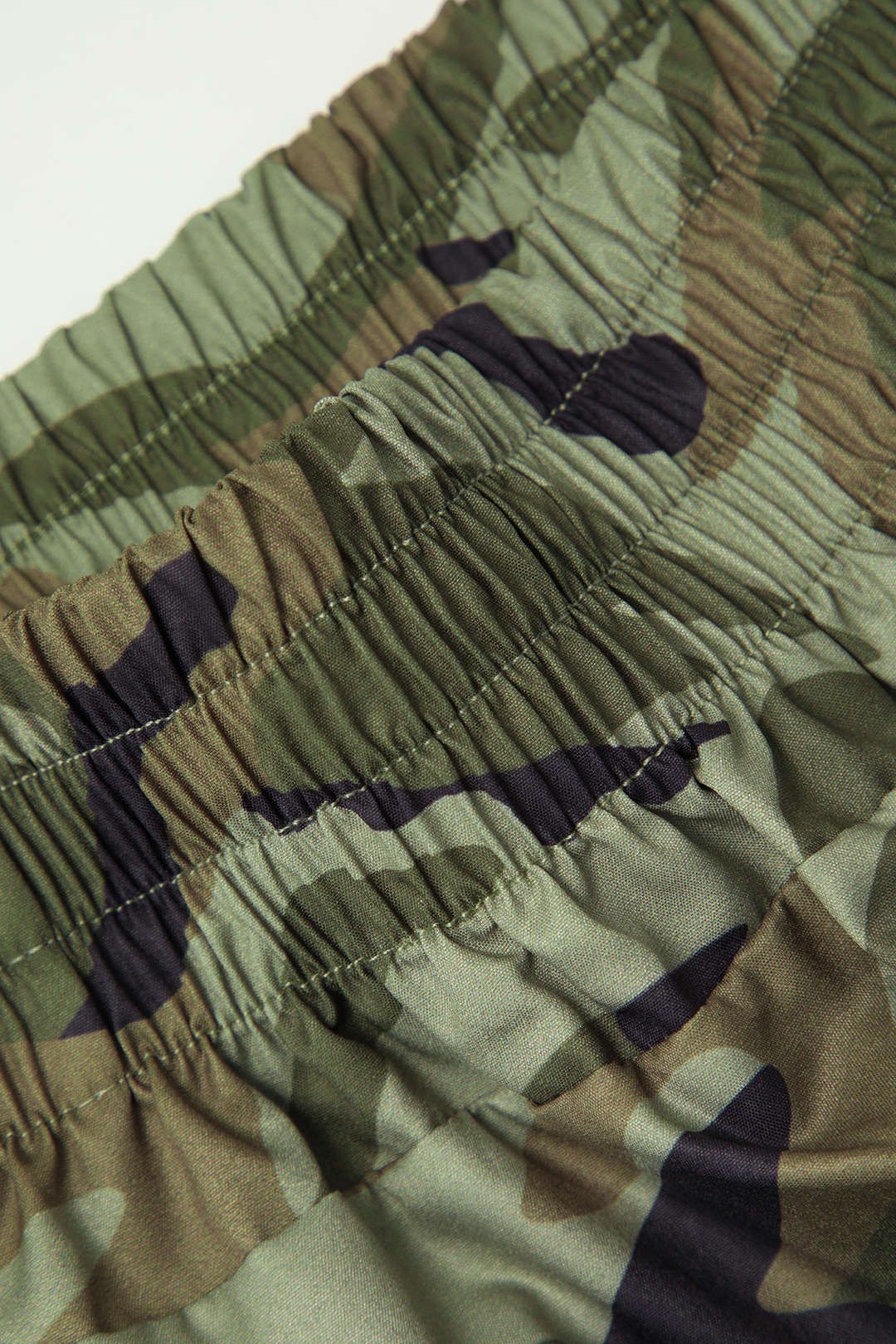 Camo Print Gathered Cargo Midi Skirt sold by Micas product image thumbnail 6