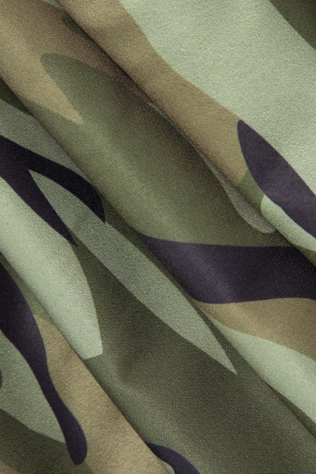 Camo Print Gathered Cargo Midi Skirt sold by Micas product image thumbnail 3