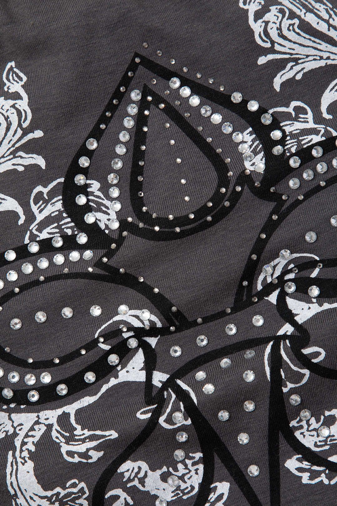 Printed Rhinestone Tube Top sold by Micas product image thumbnail 3