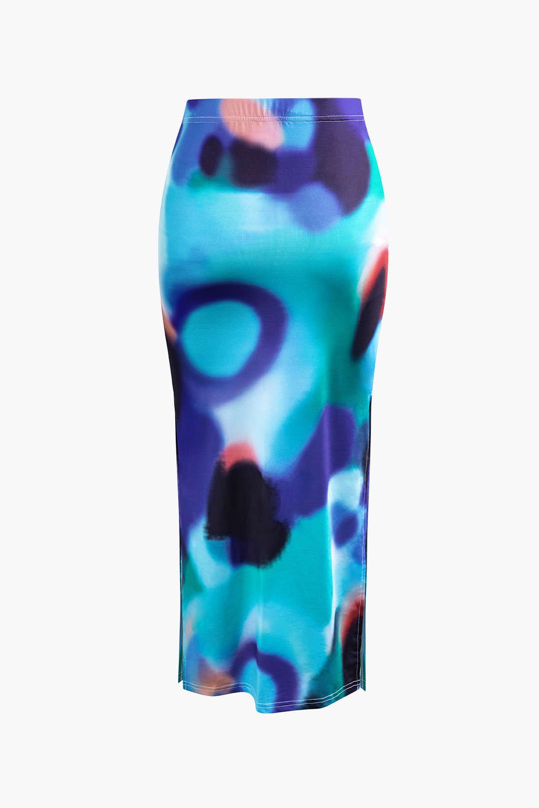 Tie Dye Square Neck Corset Top And Side Slit Midi Skirt Set sold by Micas product image thumbnail 5